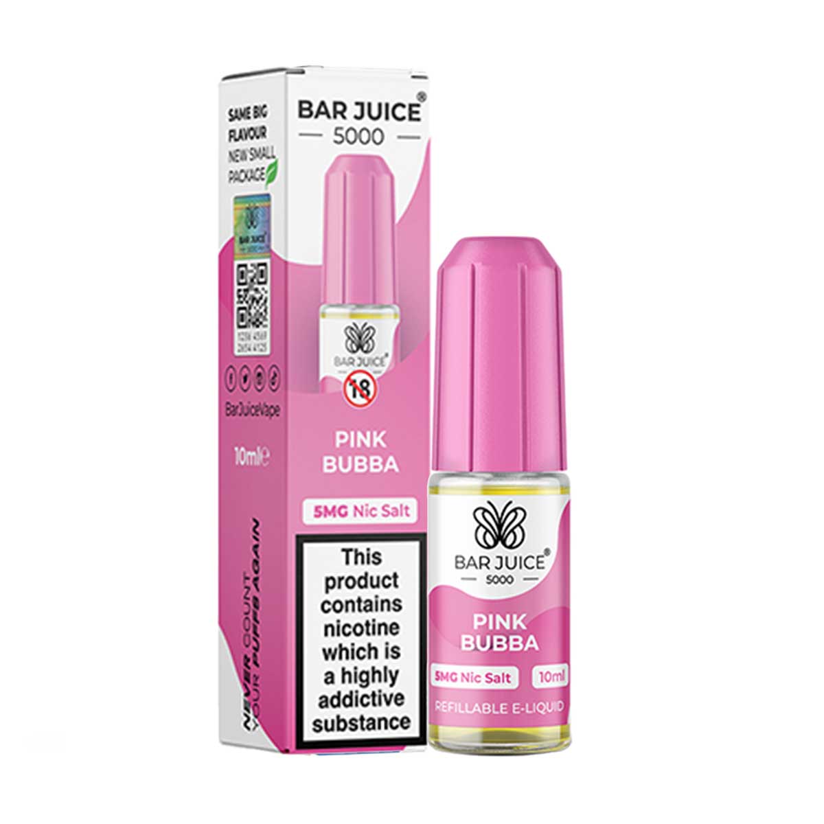 Pink Bubba Nic Salt E-Liquid by Bar Juice 5000 | Grey Haze UK Pink Bubba Nic Salt E-Liquid by Bar Juice 5000 | Grey Haze UK