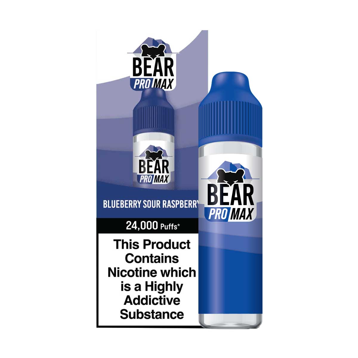 Blueberry Sour Raspberry 75ml incl. 4x Nic Shots by Bear Pro Max | Grey Haze UK Blueberry Sour Raspberry 75ml incl. 4x Nic Shots by Bear Pro Max | Grey Haze UK