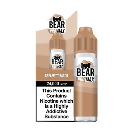 Creamy Tobacco Bear Pro Max nic salt e liquid 75ml