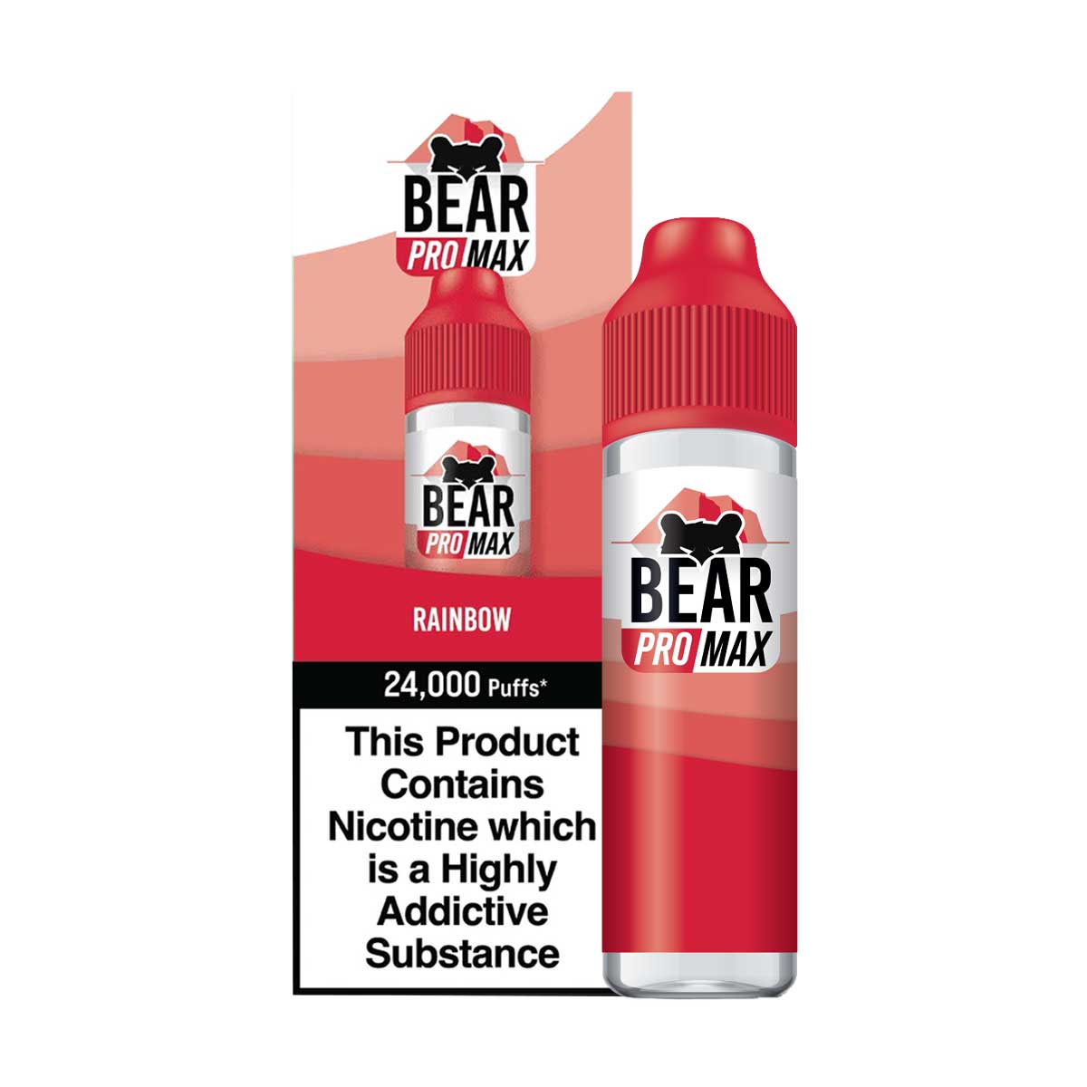 Rainbow 75ml incl. 4x Nic Shots by Bear Pro Max | Grey Haze UK Rainbow 75ml incl. 4x Nic Shots by Bear Pro Max | Grey Haze UK