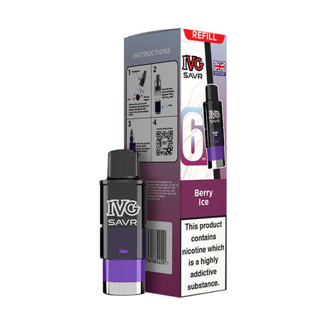 IVG SAVR Prefilled Pod + Refill Container