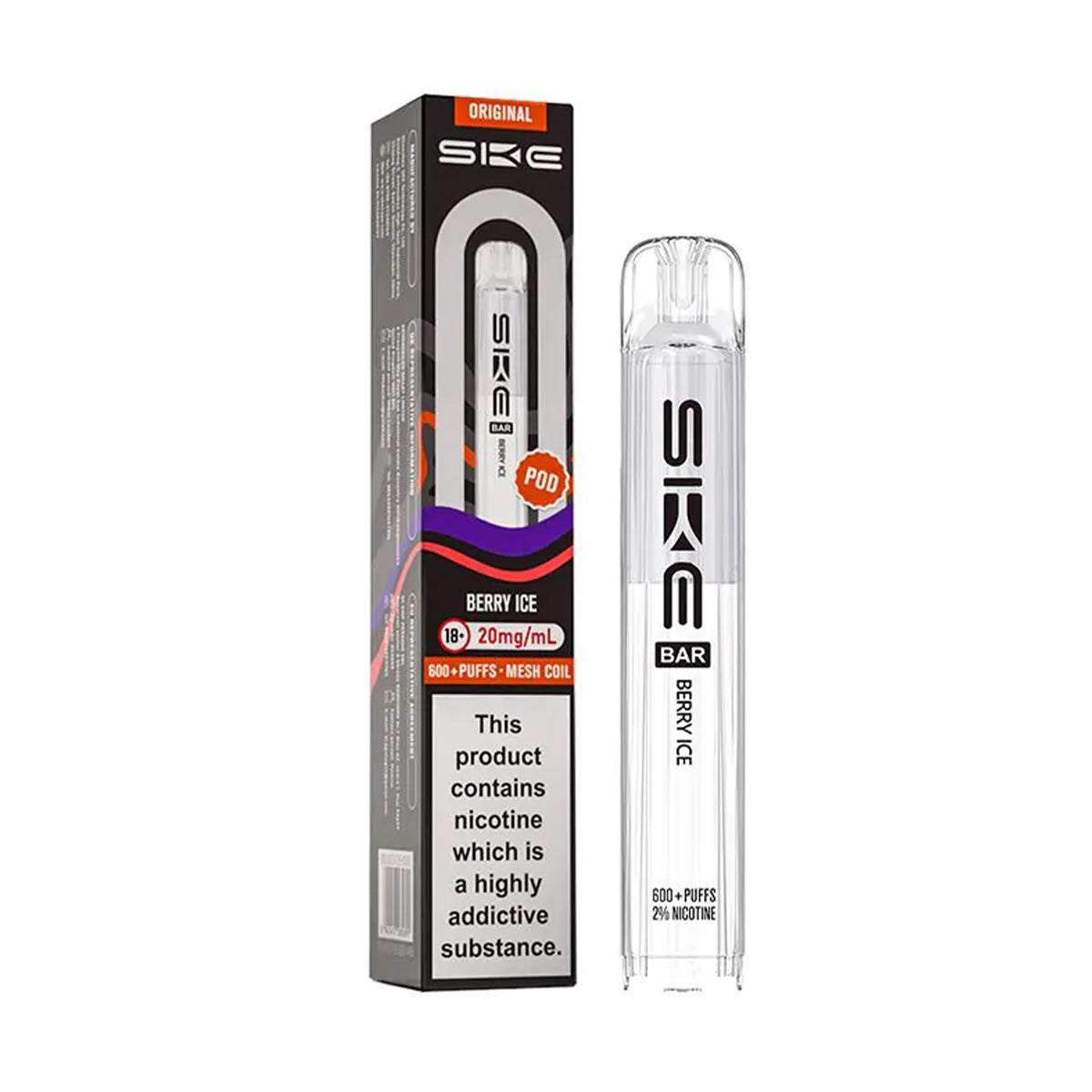 SKE Bar 600 Prefilled Pods