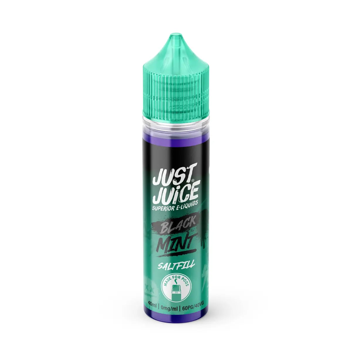 Black Mint Just Juice Bar Saltfill Shortfill E-liquid 40ml