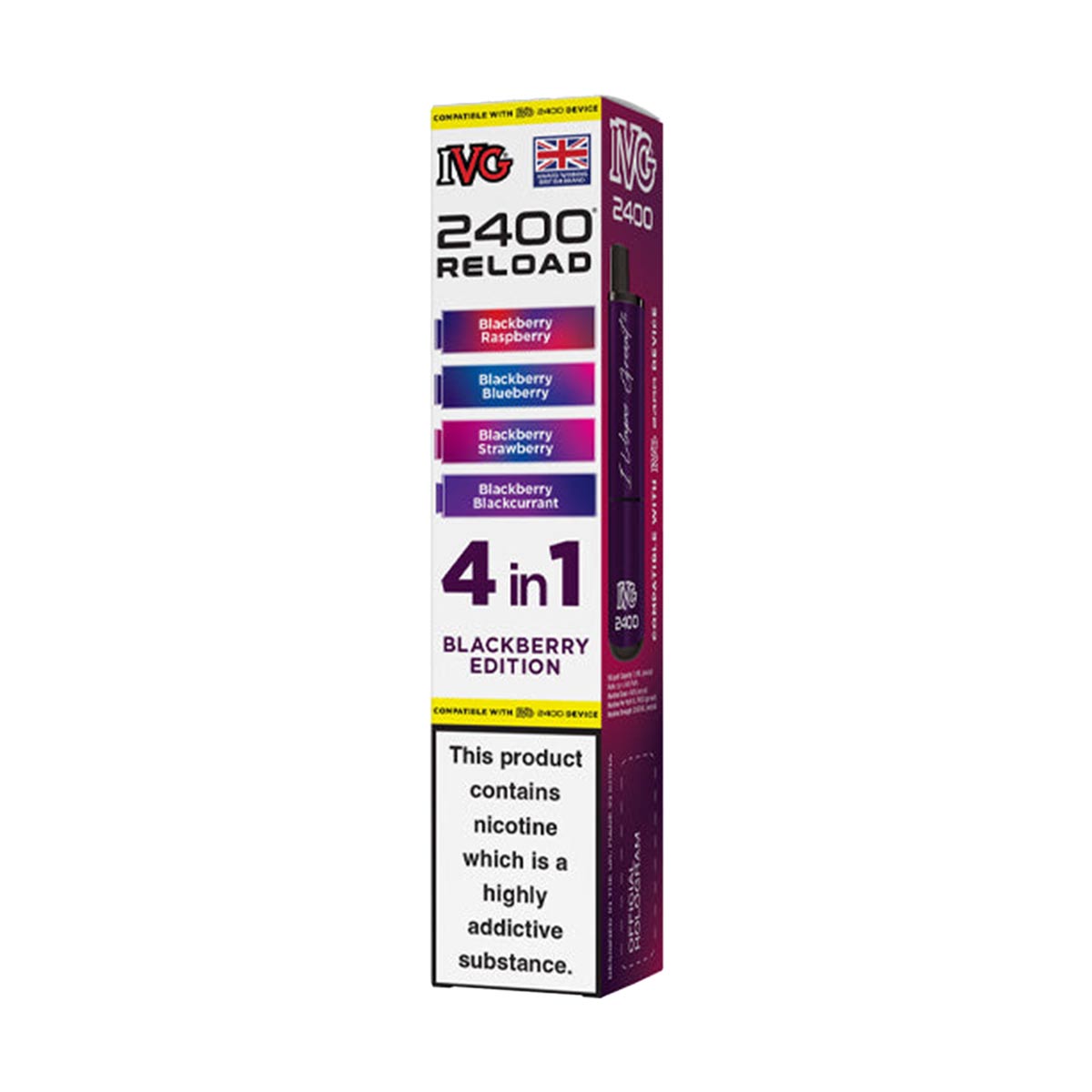 IVG 2400 Reload Pods 4 in 1 Pack