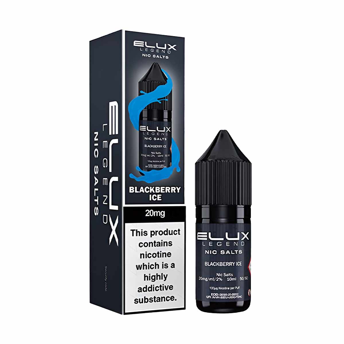 Blackberry Ice Elux Legend Nic Salt E-liquid