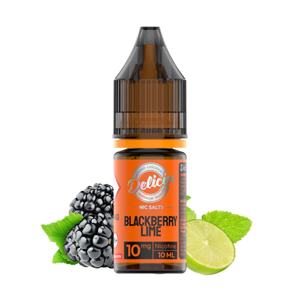 Blackberry Lime  Nic Salt E-liquid by Deliciu