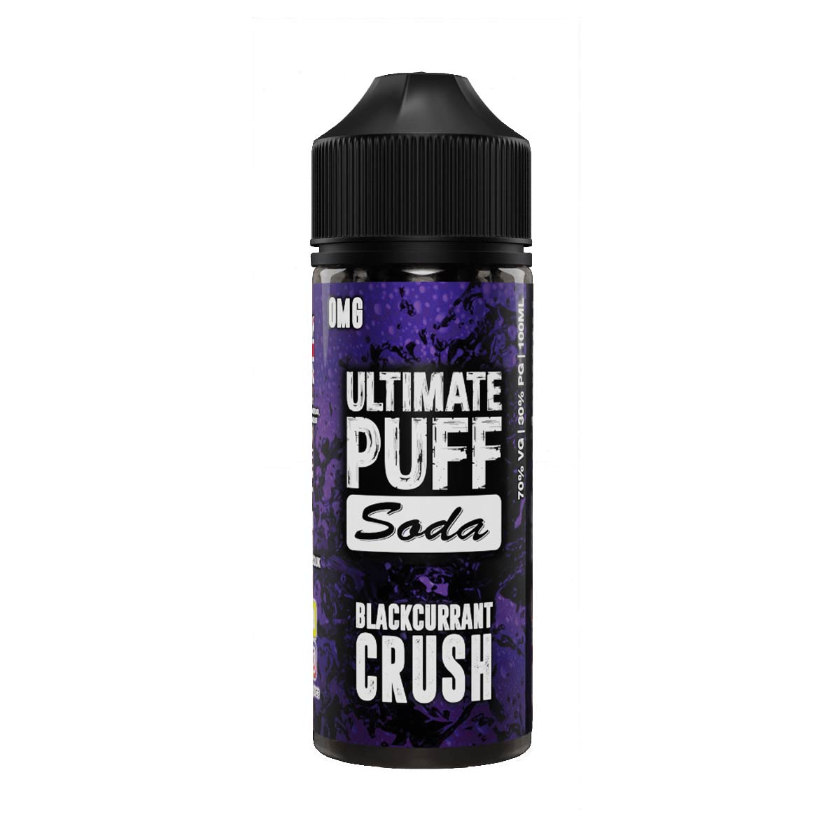 Blackcurrant Crush Ultimate Puff Soda Shortfill E-liquids 100ml