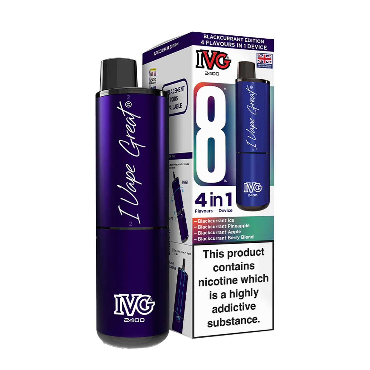 IVG 2400 Rechargeable Vape Kit