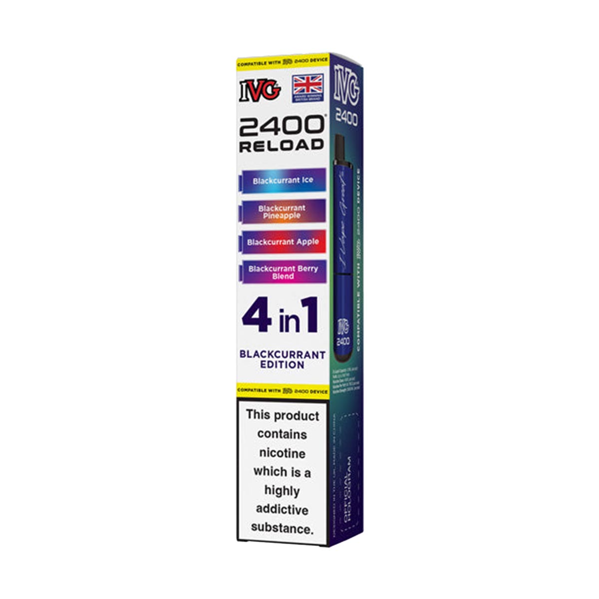 IVG 2400 Reload Pods 4 in 1 Pack