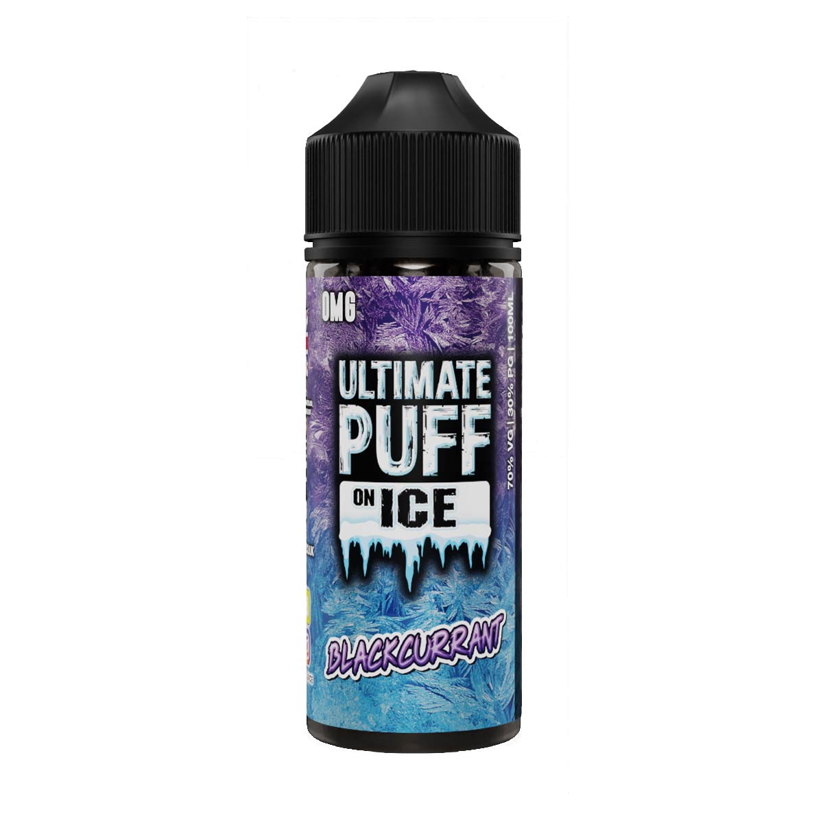 Blackcurrant Ultimate Puff On Ice Shortfill E-liquids 100ml