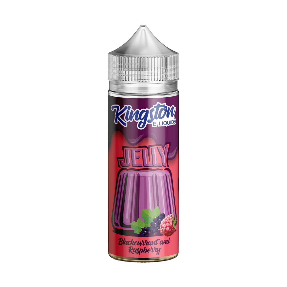 Blackcurrant & Raspberry Kingston Jelly Shortfill E-liquids 100ml