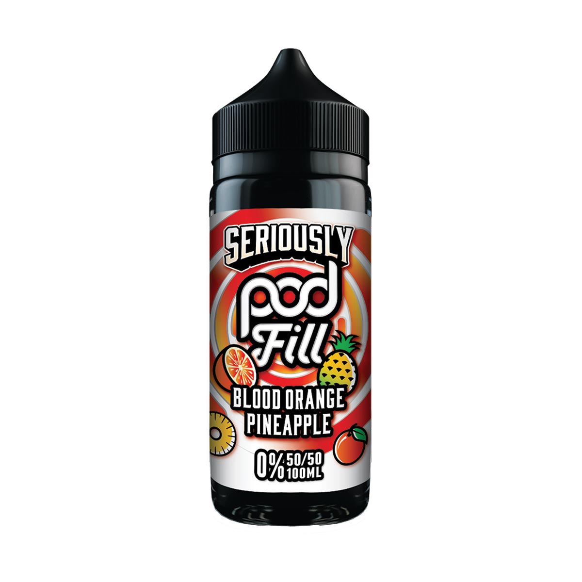 Blood Orange Pineapple seriously pod fill shortfill e liquid 100ml