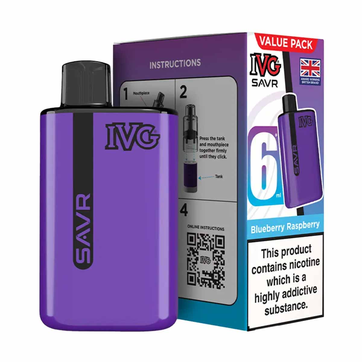IVG SAVR Prefilled Pod Vape Kit | Disposable Alternative | 4.19 Each | Grey Haze UK IVG SAVR Prefilled Pod Vape Kit | Disposable Alternative | 4.19 Each | Grey Haze UK