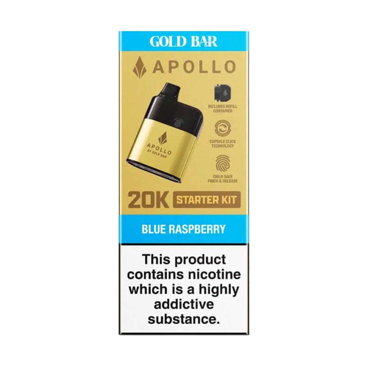 Gold Bar Apollo Prefilled Pod Kit