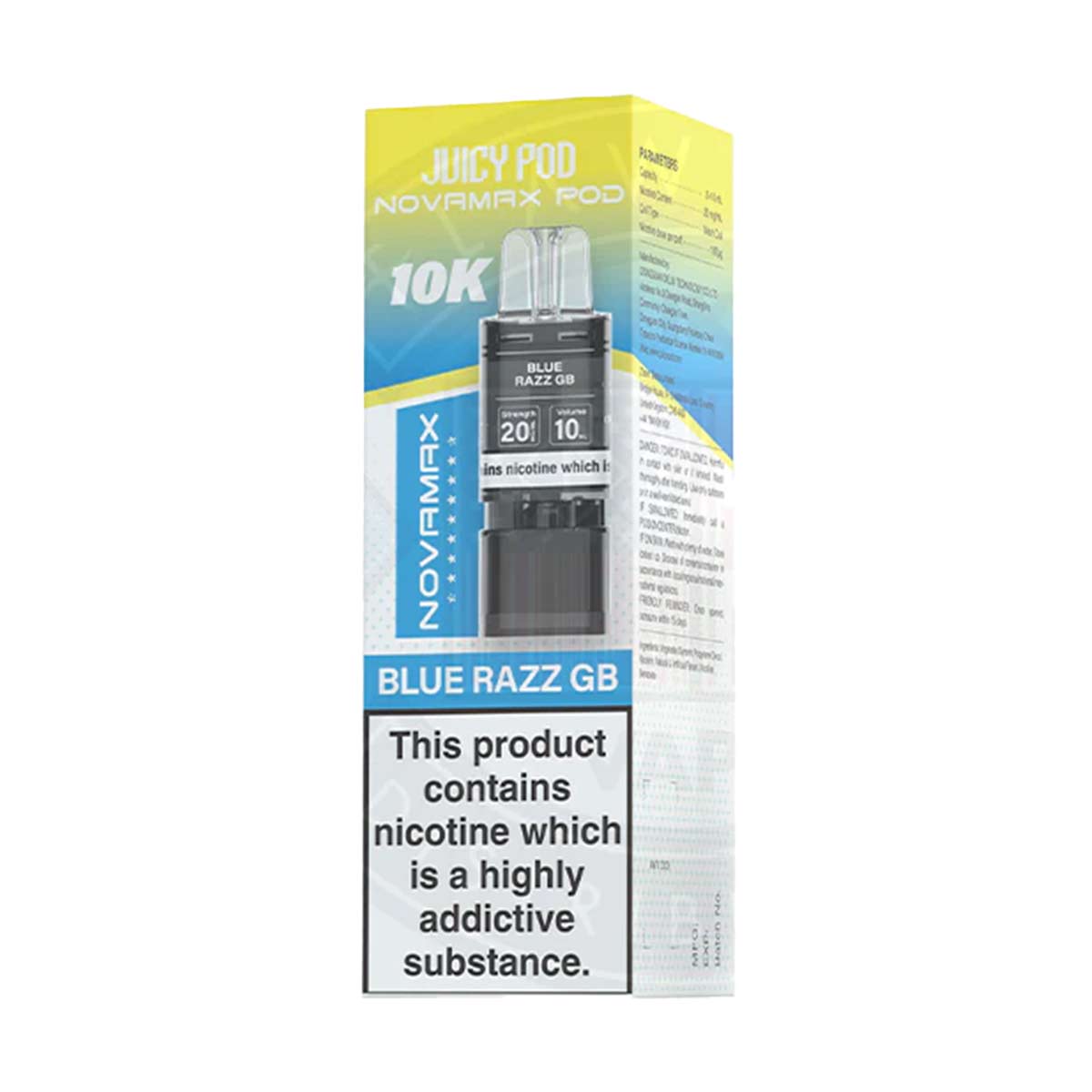 Juicy Pod NOVAMAX 10K Prefilled Pods