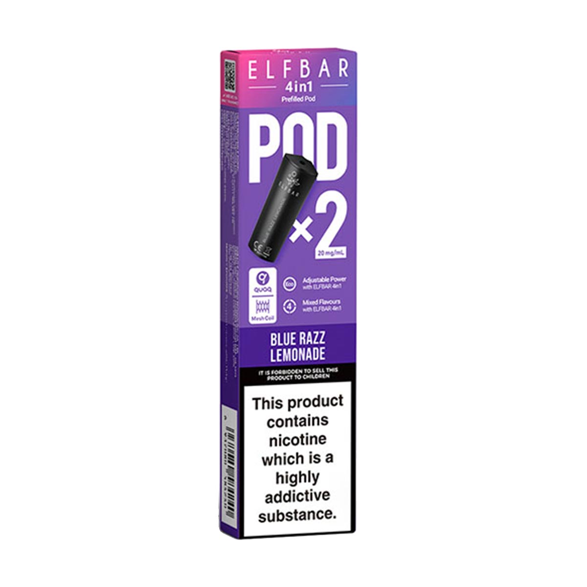 Elf Bar 4 in 1 Pre-filled Pods 2 Pack - 10 Flavours | Grey Haze UK Elf Bar 4 in 1 Pre-filled Pods 2 Pack - 10 Flavours | Grey Haze UK