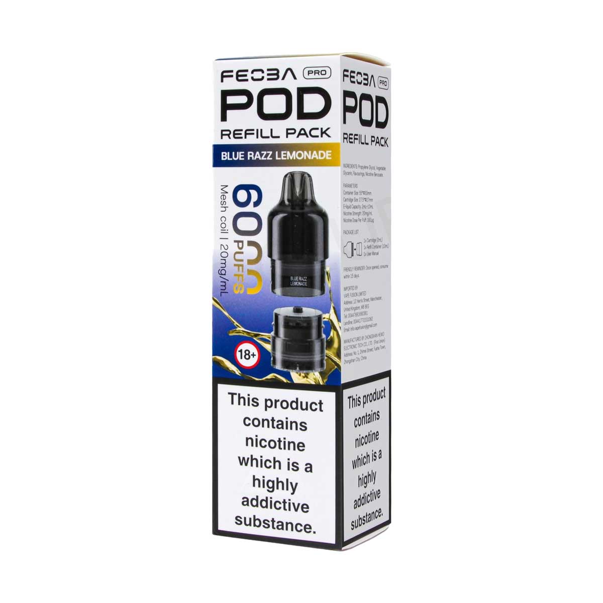 Feoba Pro 6000 Prefilled Pods | 6K Puffs | From $4.99