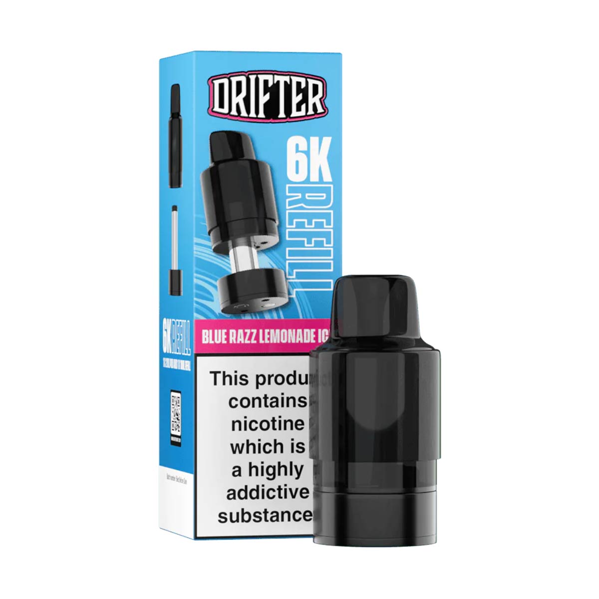 Drifter Bar 6K Prefilled Pods + Refill Container