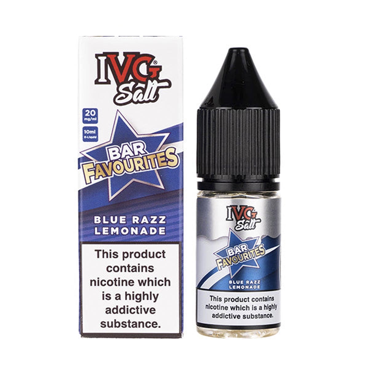 Blue Razz Lemonade ivg bar Favourites nic salts 10ml/20mg