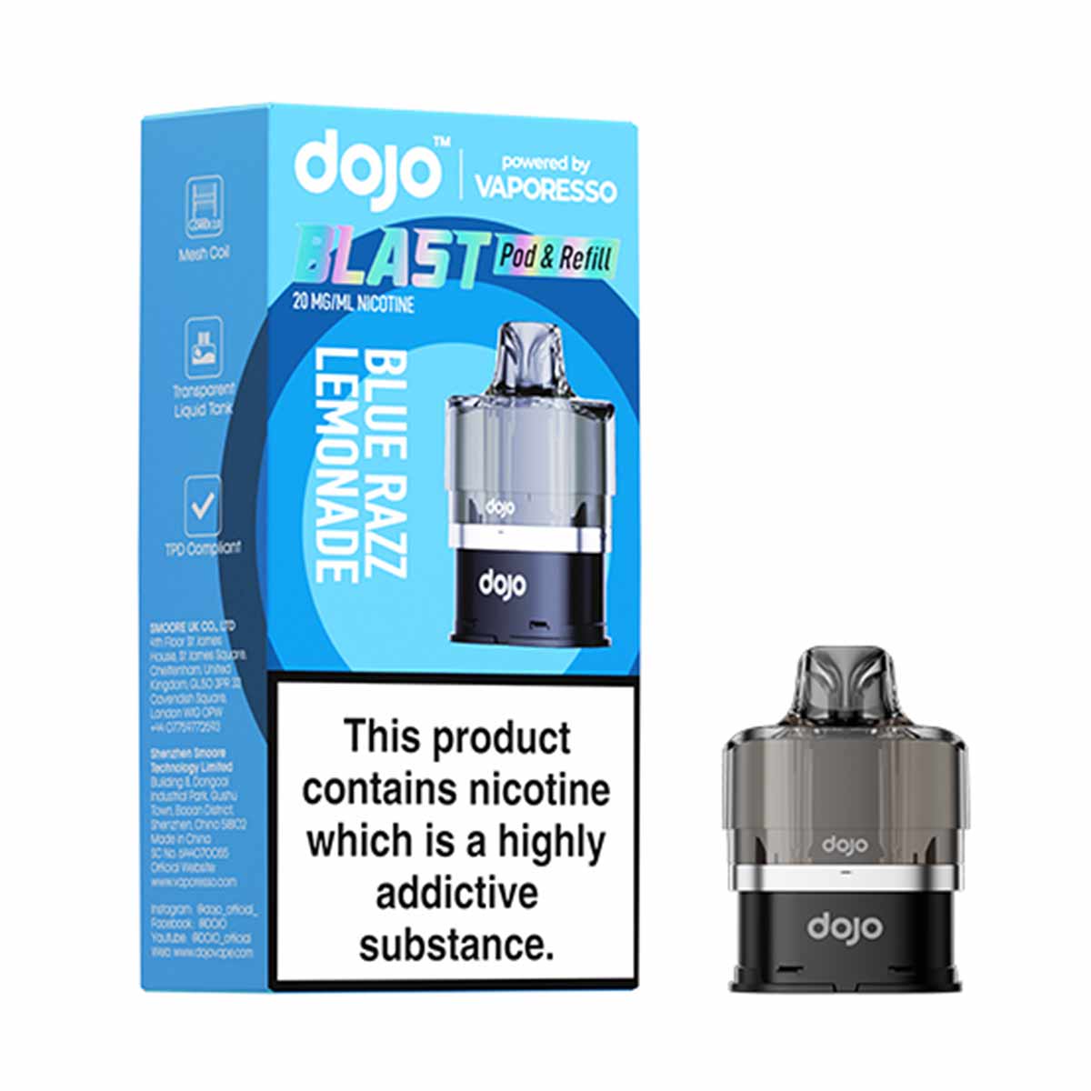 Vaporesso Dojo Blast 6000 Prefilled Pods