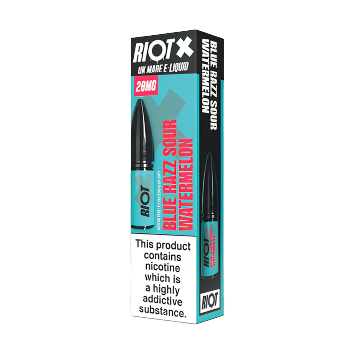 Blue Razz Sour Watermelon RIOT SQUAD Riot X Nic Salt E-Liquid