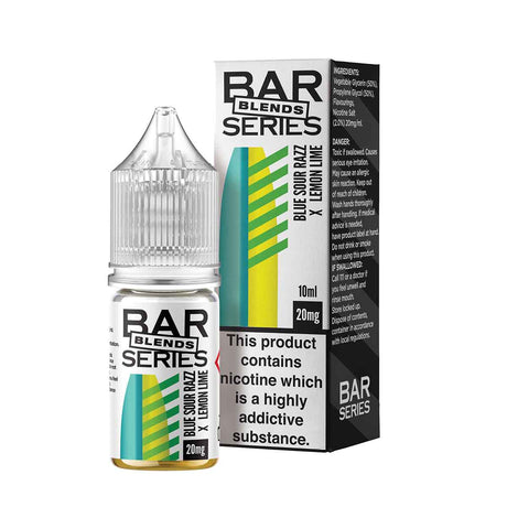 Blue Sour Razz x Lemon and Lime Bar Blend Series nic salts 10ml 