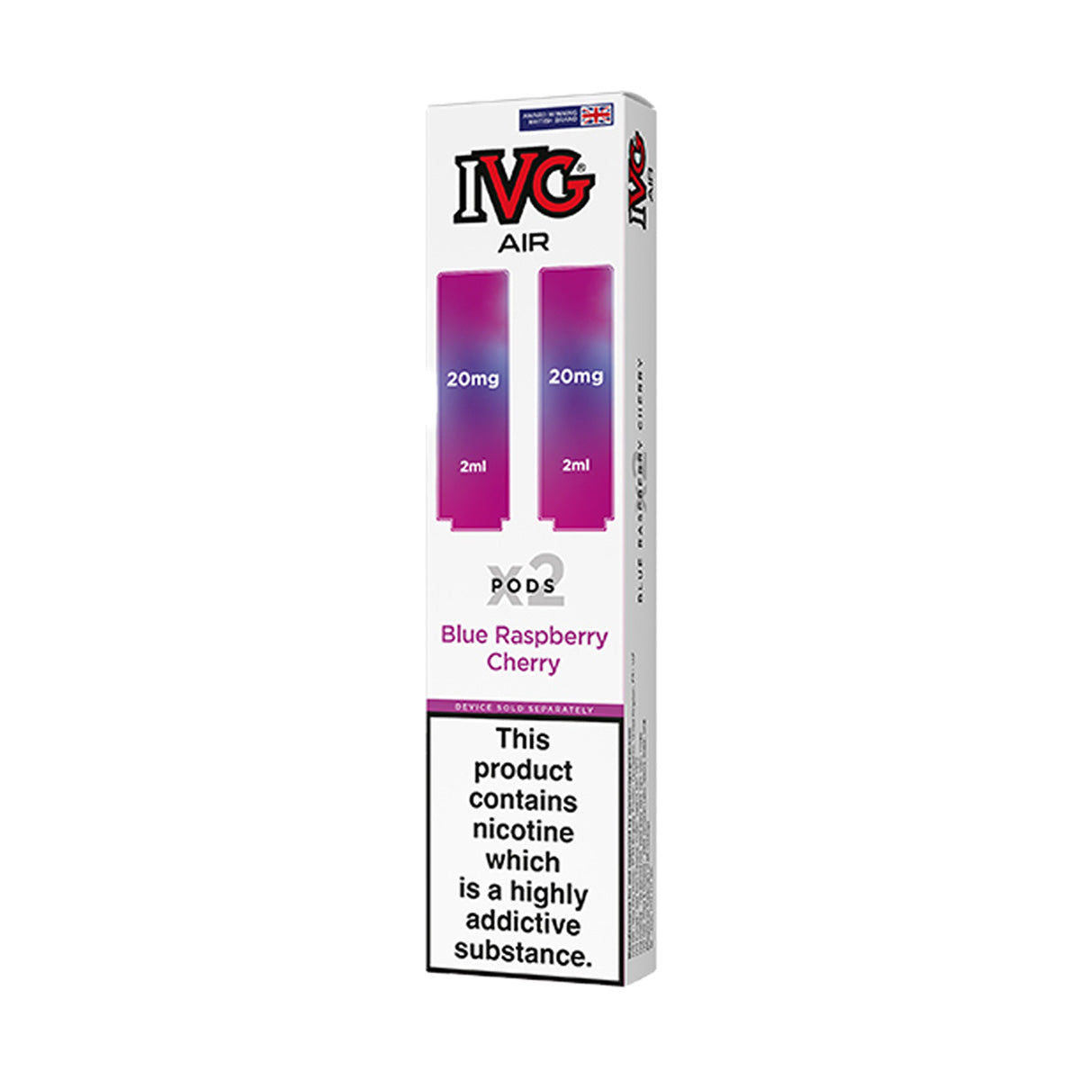 IVG Air 4 in 1 Prefilled Pods | Grey Haze UK IVG Air 4 in 1 Prefilled Pods | Grey Haze UK