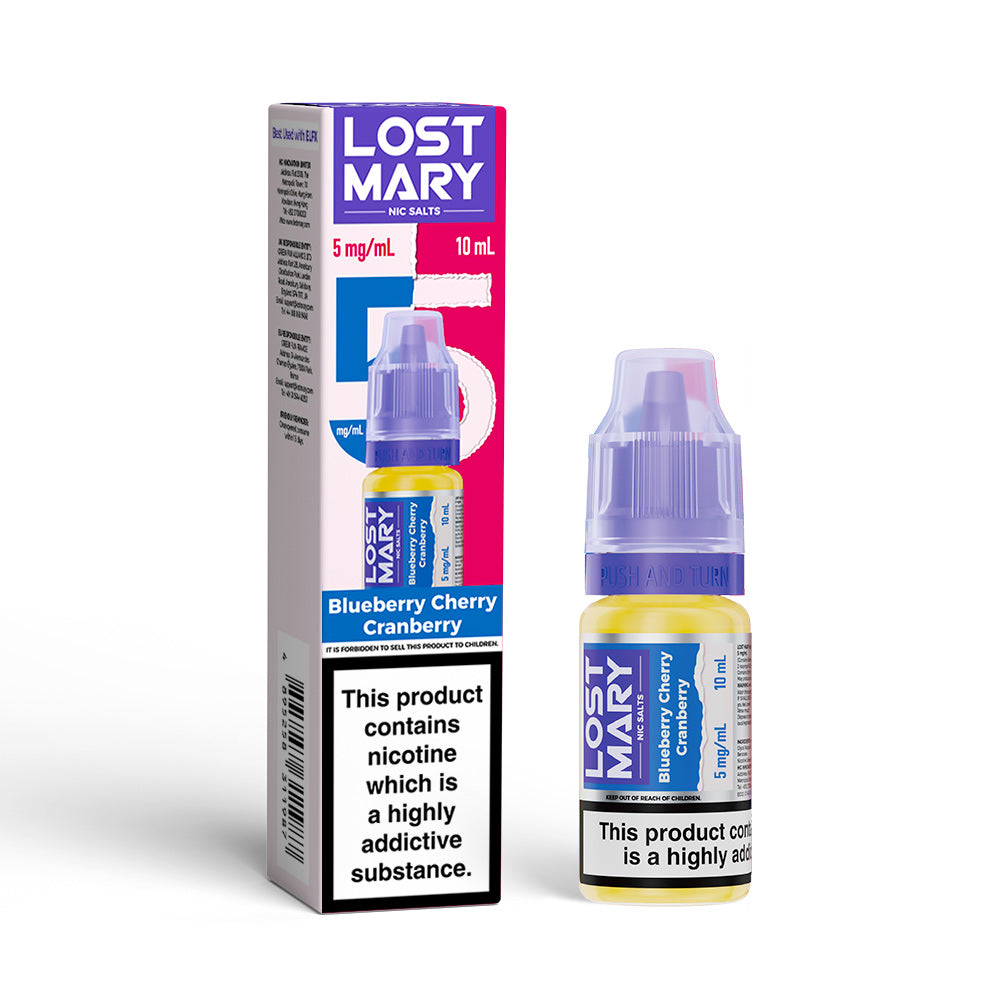 Blueberry Cherry Cranberry Lost Mary Nicotine Salts