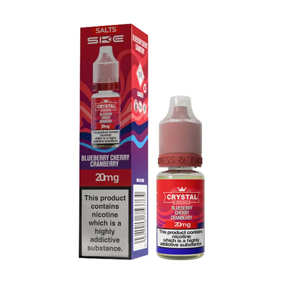 Blueberry Cherry Cranberry SKE Crystal Nic Salt E-Liquid