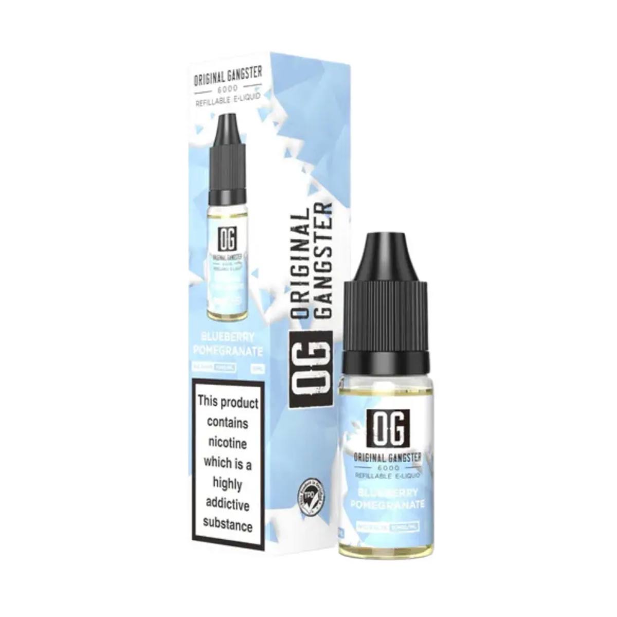 Blueberry Pomegranate OG Original Gangster 6000 10ml Nic Salt E-liquid