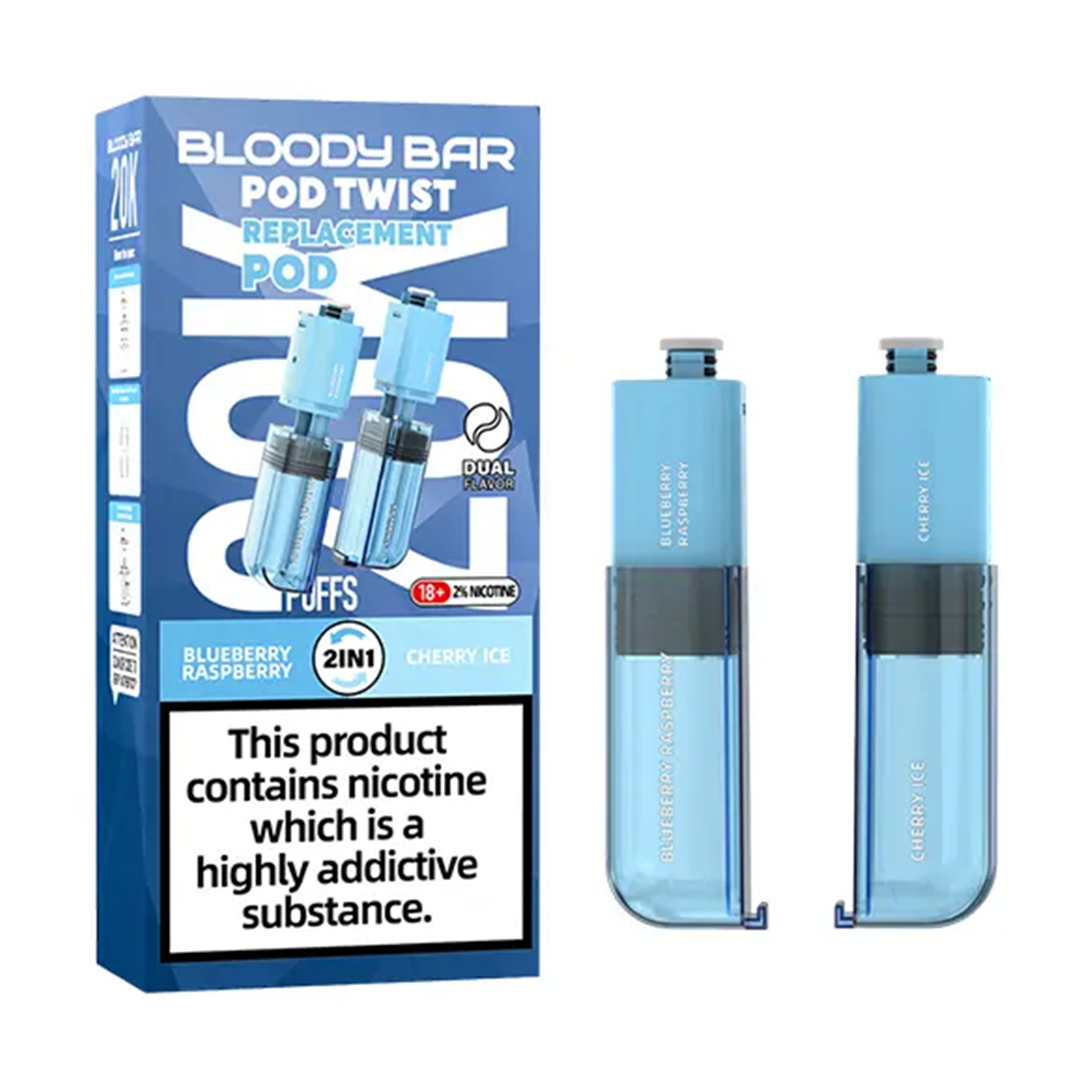 Bloody Bar Pod Twist Prefilled Pods + Refill Container