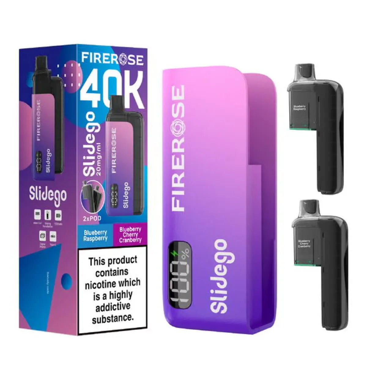 Firerose Slidego Prefilled Vape Kit