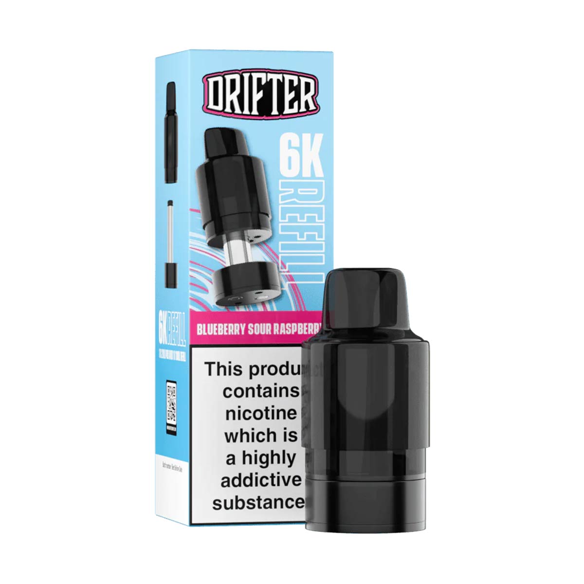 Drifter Bar 6K Prefilled Pods + Refill Container