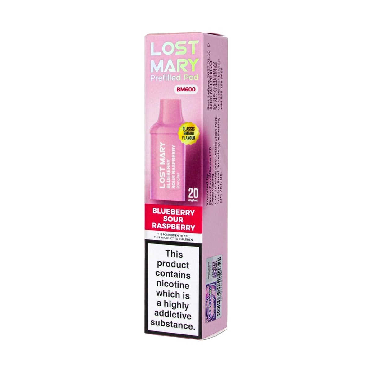 Lost Mary BM600 Prefilled Pods