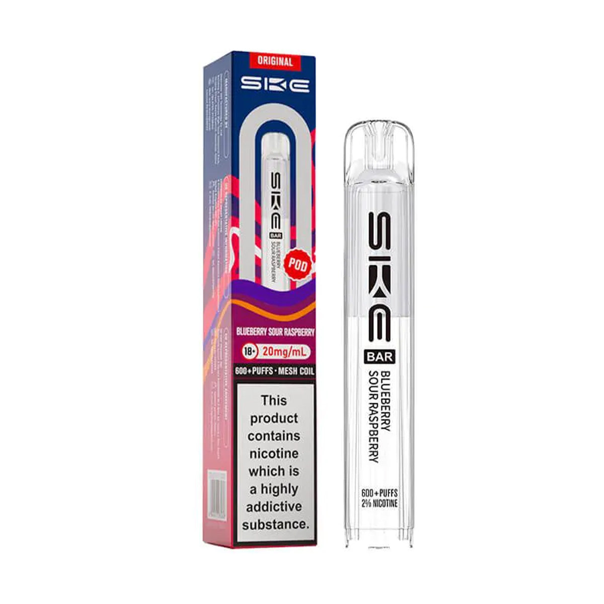 SKE Bar 600 Prefilled Pods
