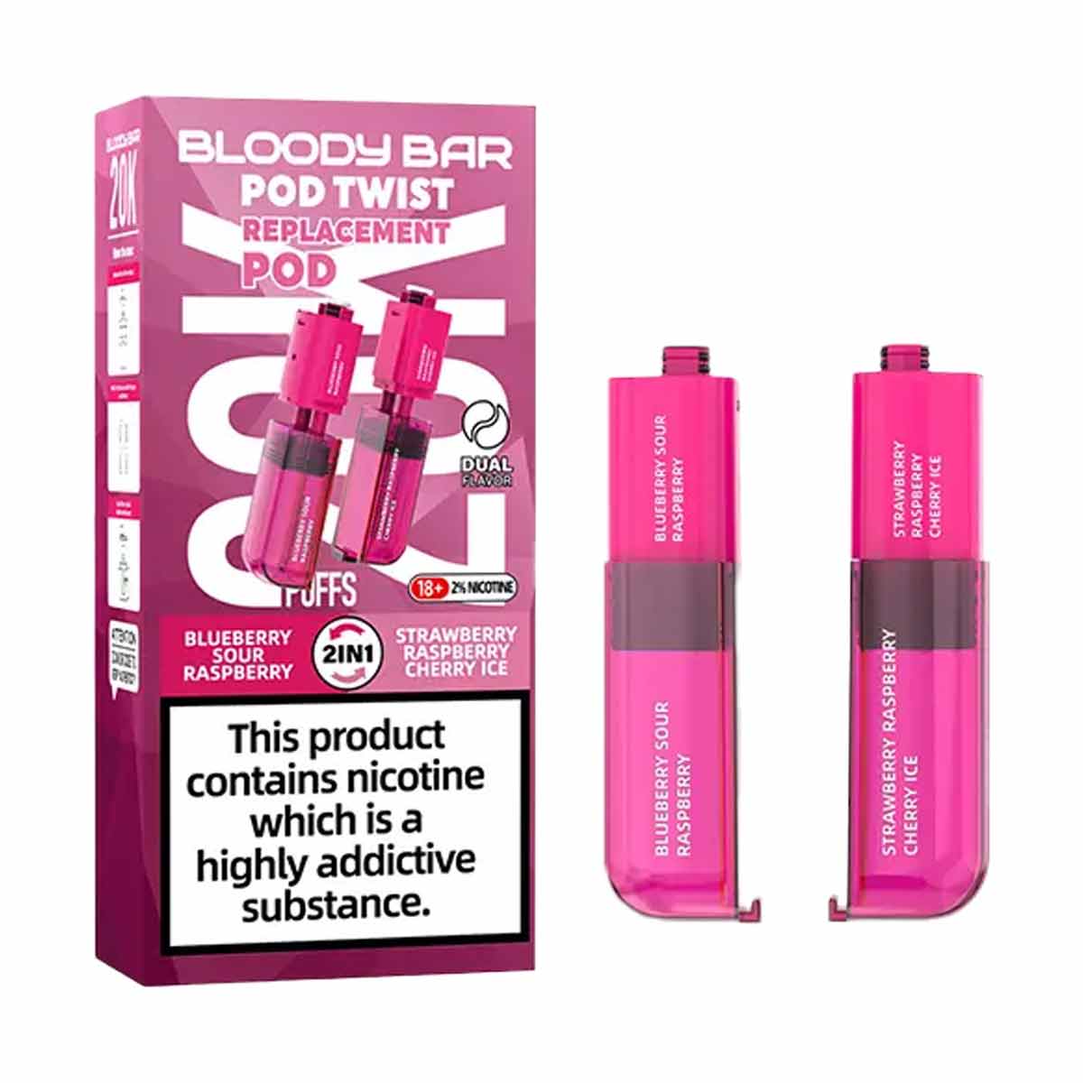 Bloody Bar Pod Twist Prefilled Pods + Refill Container