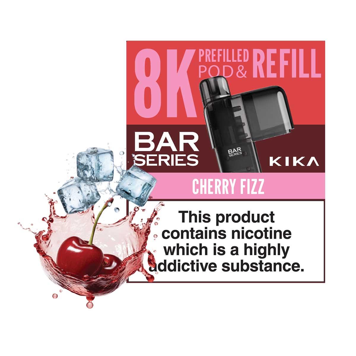 Bar Series Kika 8K Prefilled Pods