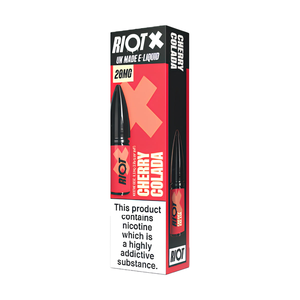 riot vape juice ingredients review Cherry Colada Nic Salt E-Liquid by Riot X | 10ml UK