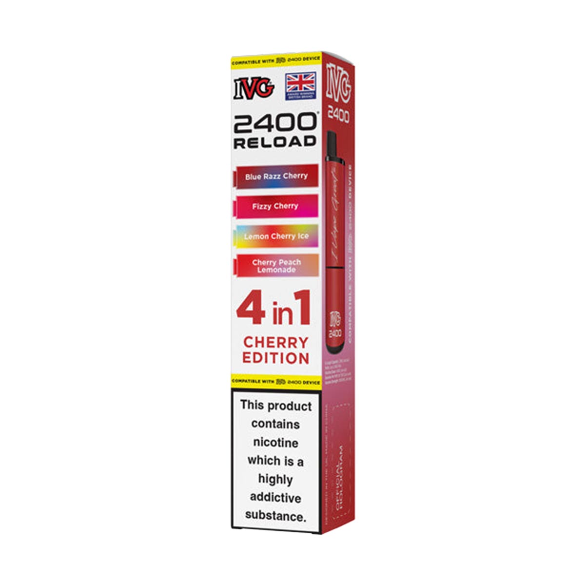 IVG 2400 Reload Pods 4 in 1 Pack