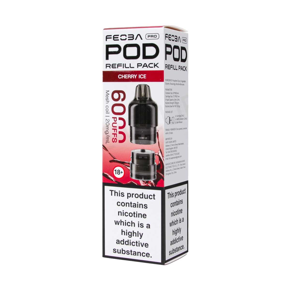 Feoba Pro 6000 Prefilled Pods | 6K Puffs | From $4.99