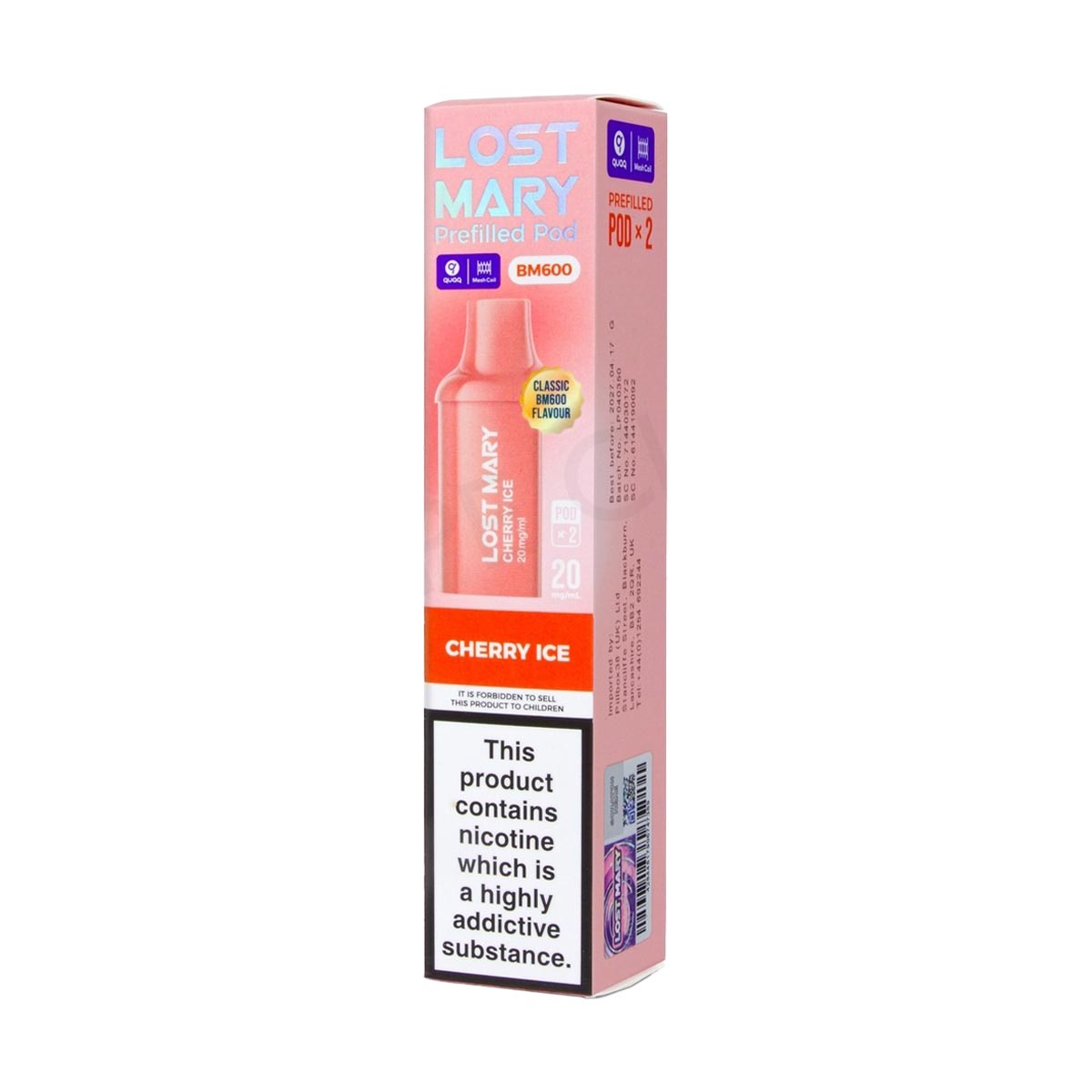 Lost Mary BM600 Prefilled Pods