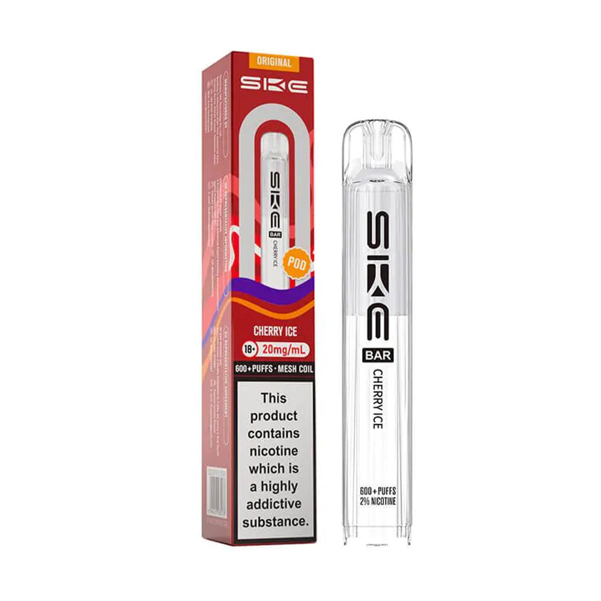 SKE Bar 600 Prefilled Pods