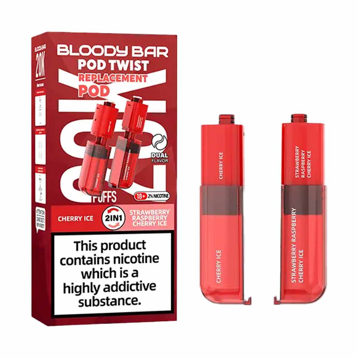 Bloody Bar Pod Twist Prefilled Pods + Refill Container