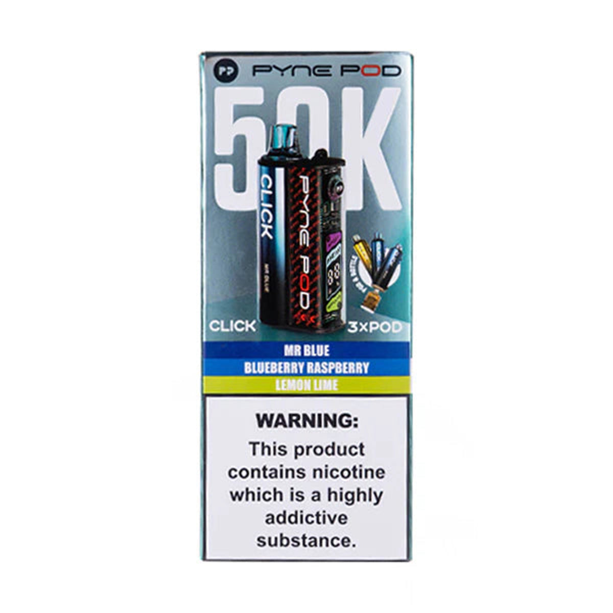 Pyne Pod Click 50K Prefilled Vape Kit