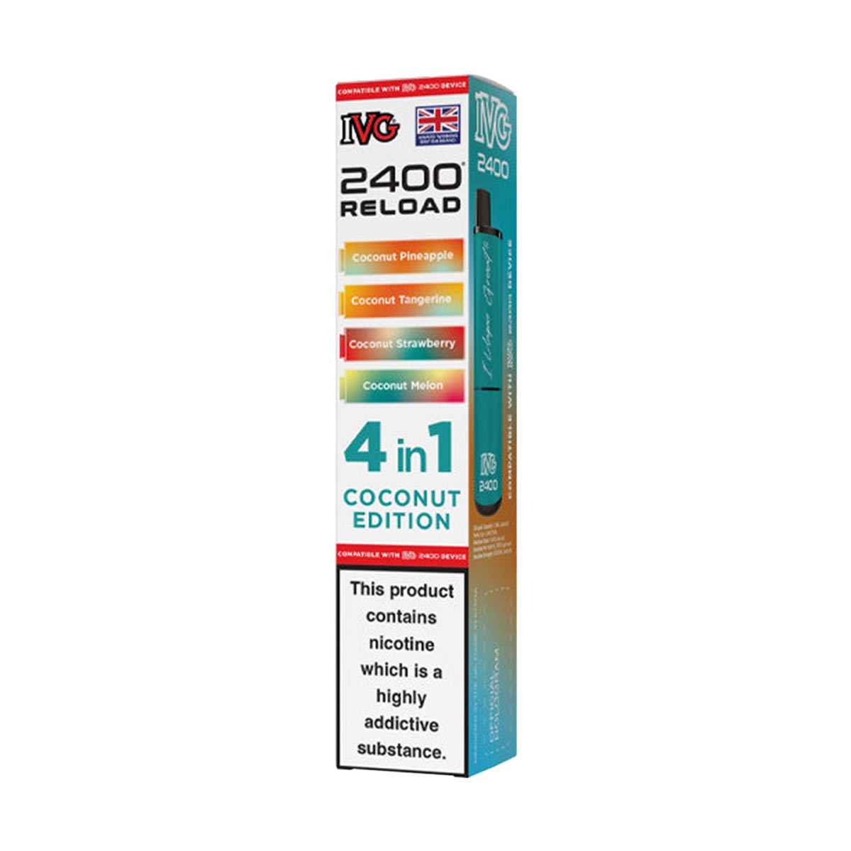 IVG 2400 Reload Pods 4 in 1 Pack