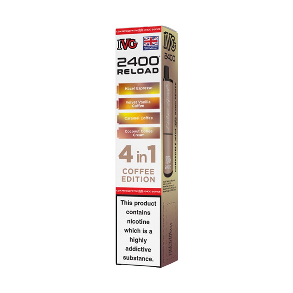 IVG 2400 Reload Pods 4 in 1 Pack