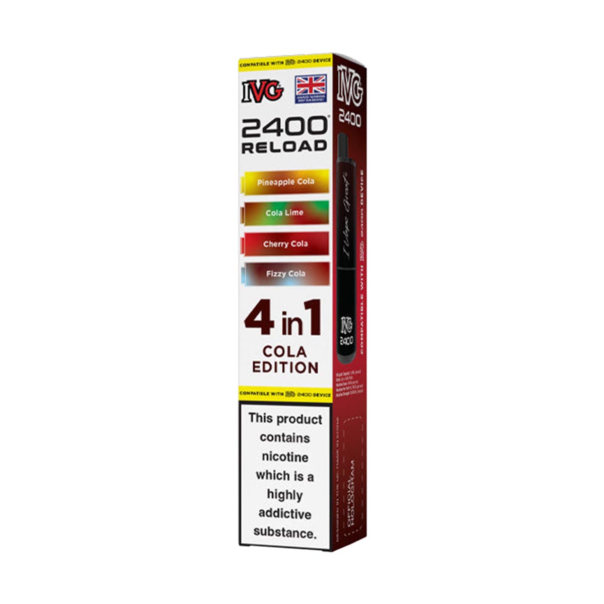 IVG 2400 Reload Pods 4 in 1 Pack