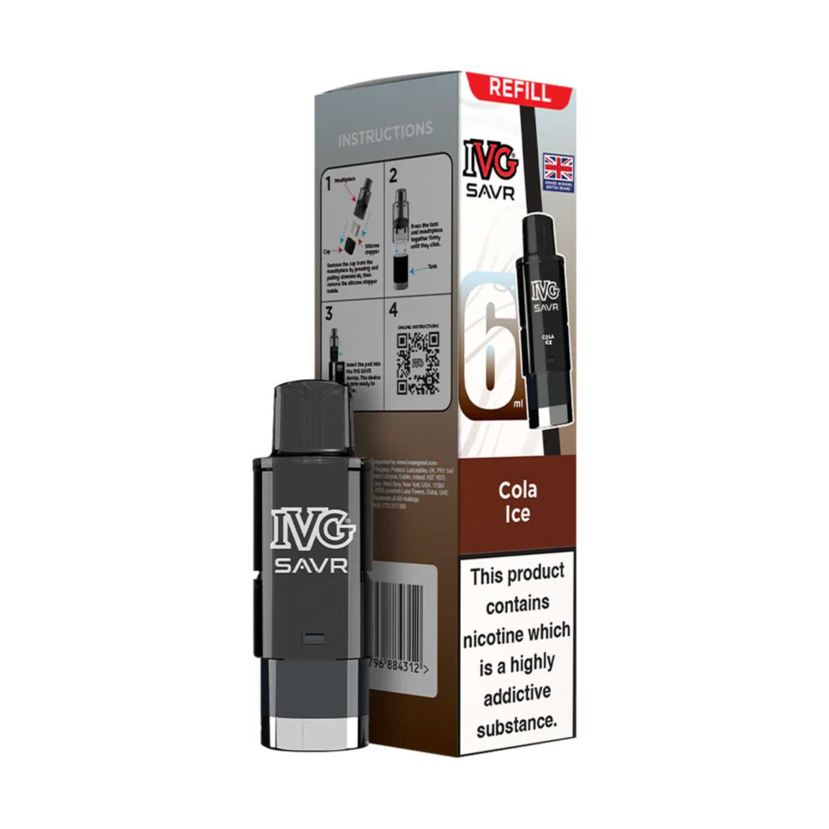 IVG SAVR Prefilled Pods + Refills | 2ml Pod + 4ml Refill | 30 Flavours | Grey Haze UK IVG SAVR Prefilled Pods + Refills | 2ml Pod + 4ml Refill | 30 Flavours | Grey Haze UK