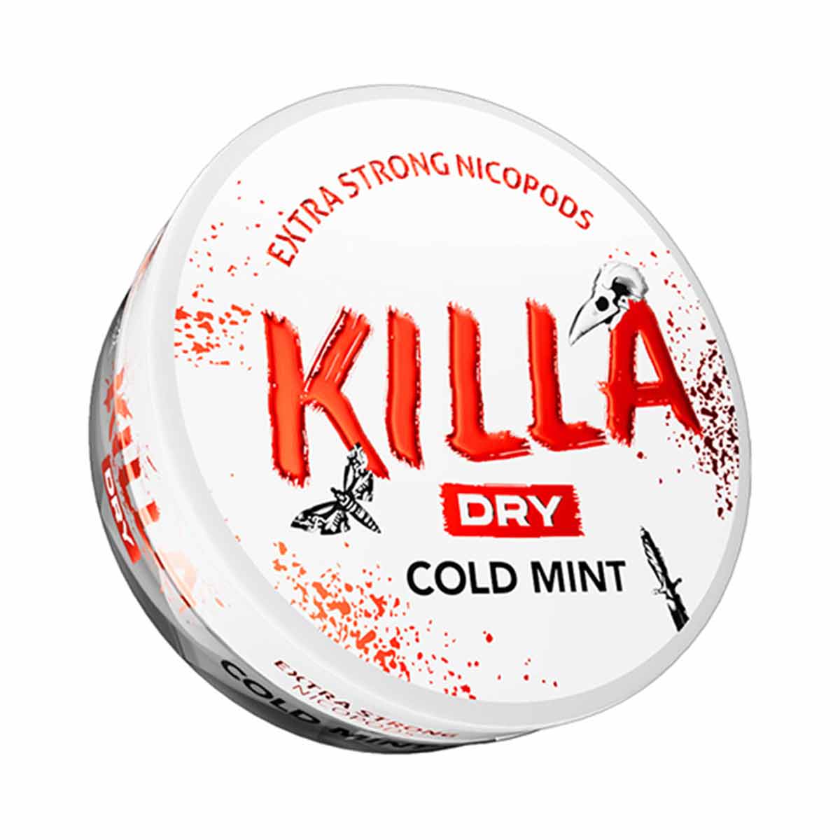 Cold Mint Killa Dry Nicotine Snus Pouches