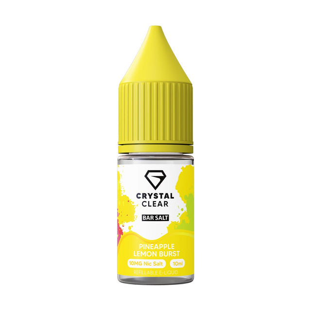 Pineapple Lemon Crysral Clear Bar Salt nic salts 10ml/10mg